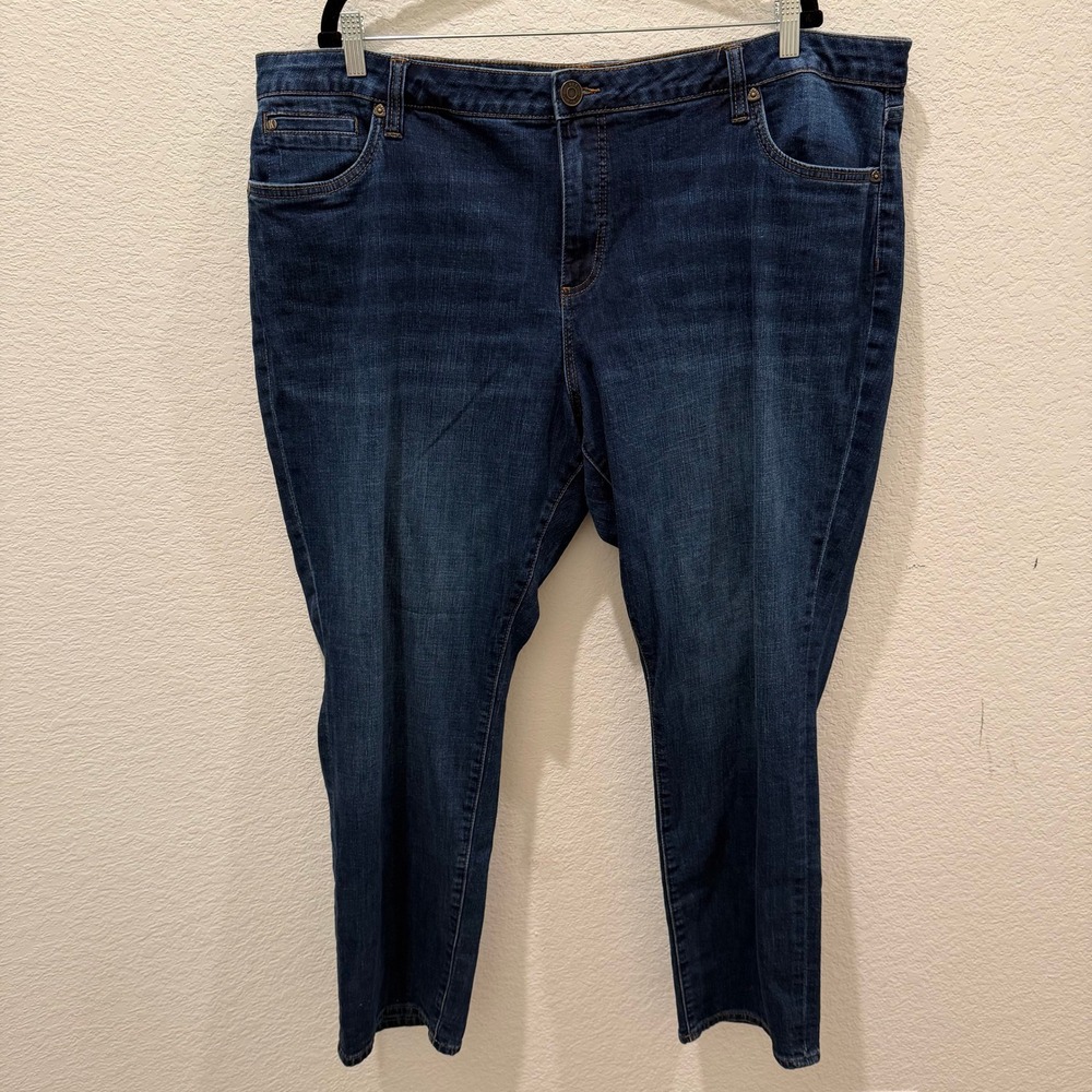 Kut from the Kloth Katy Boyfriend Jeans Dark Wash Plus Size 22W Denim Pants
